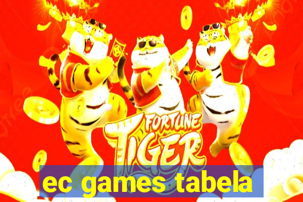 ec games tabela